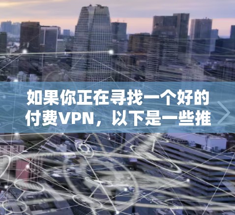 如果你正在寻找一个好的付费VPN，以下是一些推荐的选项，每个都有其独特的优势，适合不同的需求和预算